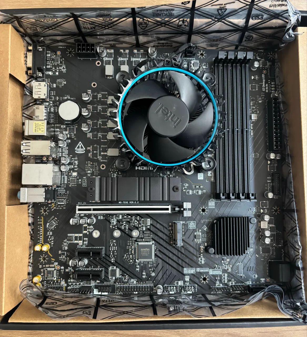 KIT INTEL i5-12400F + MSI B760M-P DDR5 ? NOVO! - Foto 2