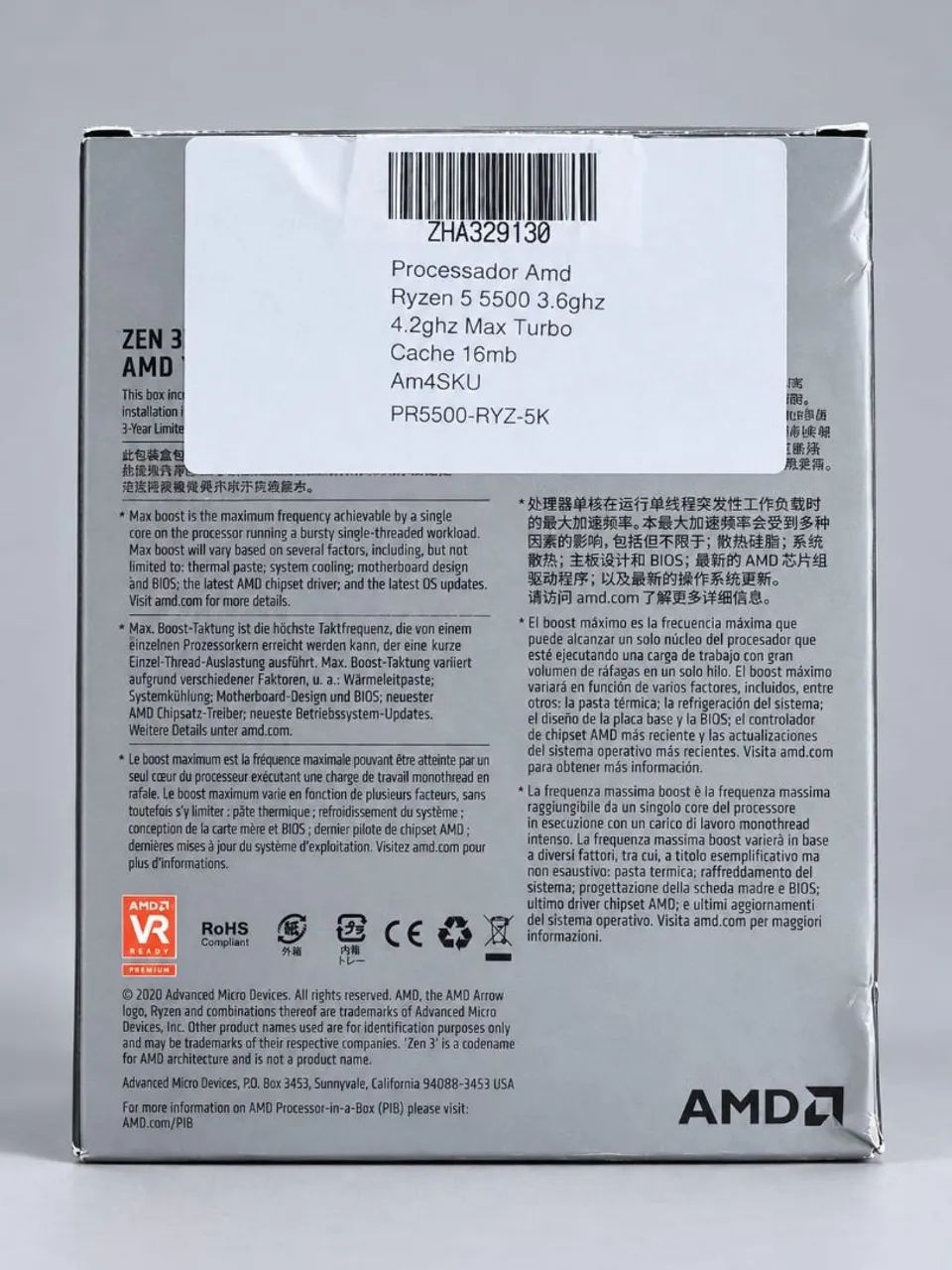 Processador AMD Ryzen 5 5500 - Foto 3