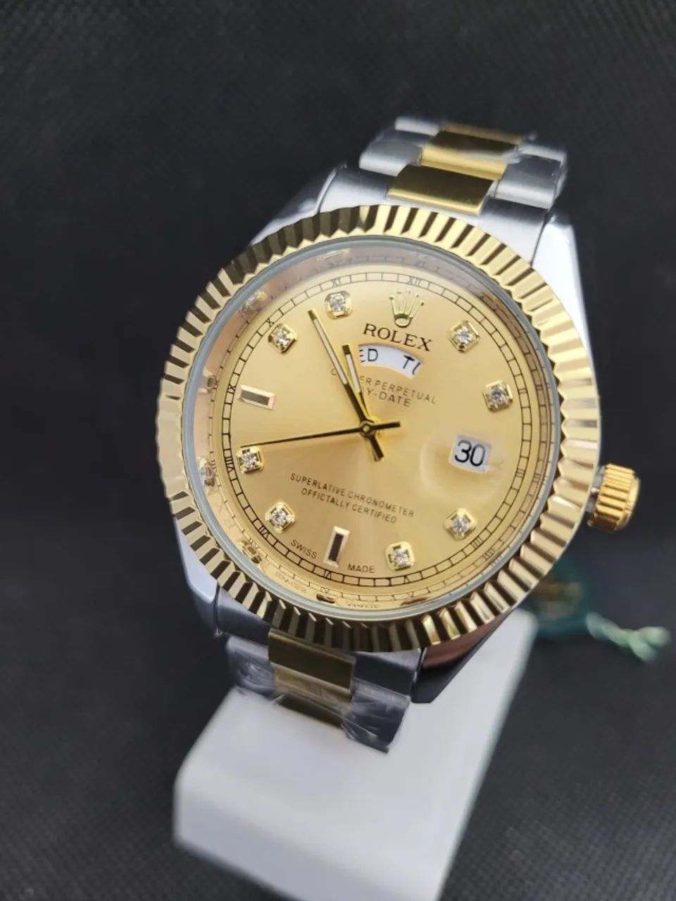 Relógios Rolex - Prata com Dourado - 4 Modelos - Foto 2