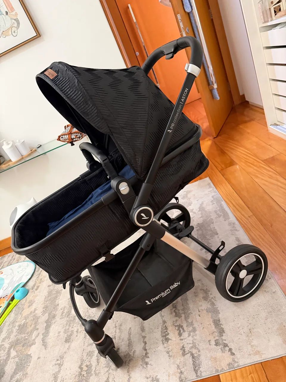Carrinho de bebe Moisés + bebê conforto  - Foto 4