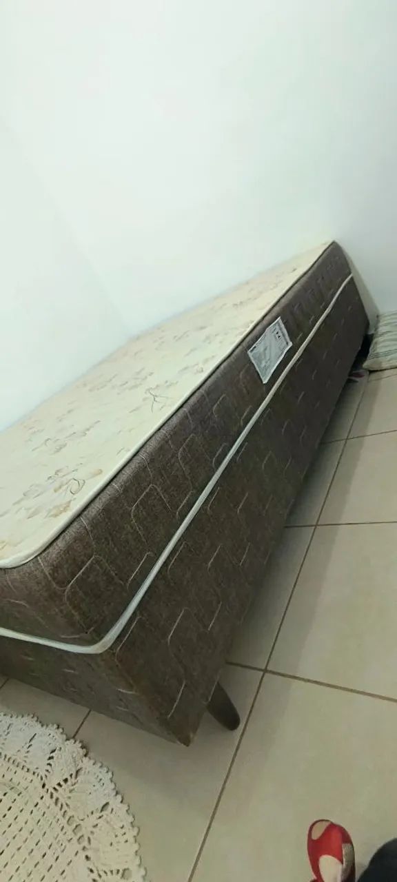 Cama box colchão acoplado - Foto 3