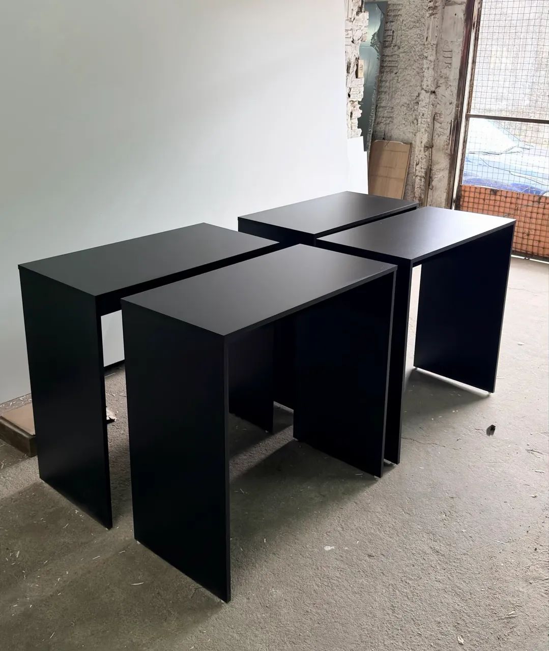 ESCRIVANINHA MODELO SIMPLES DE MDF PRETO A PRONTA ENTREGA