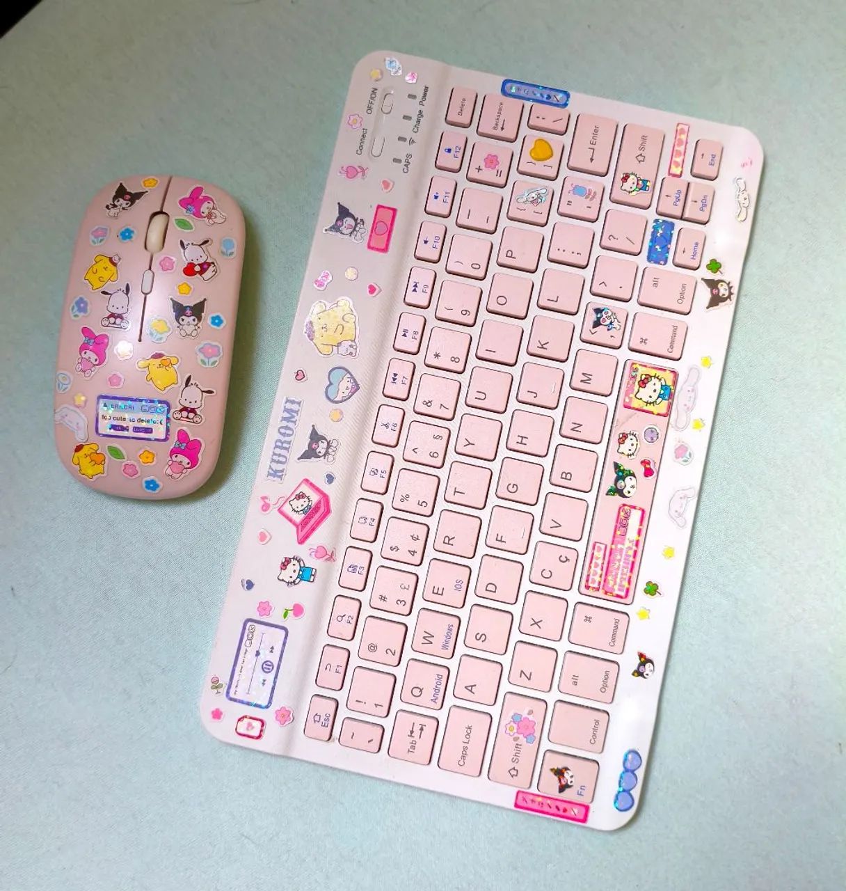 Samsung Tab S7 FE + teclado e mouse - Foto 4