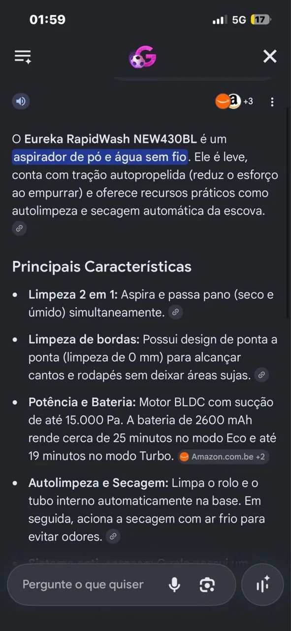 Aspirador de pó e água sem fio  - Foto 4