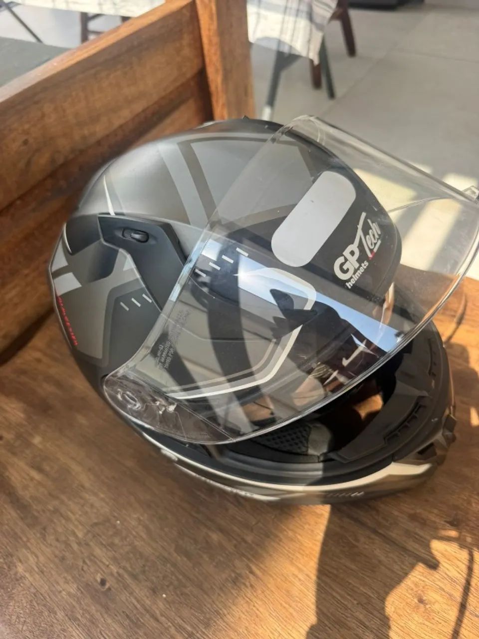 Capacete usado da Marca GP helmets Tech - Foto 5