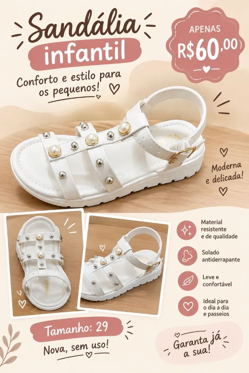 Sandália infantil