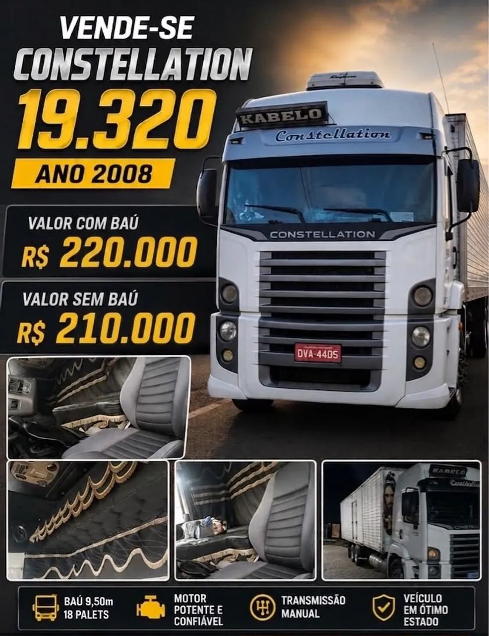 Caminhão constellation 2008 