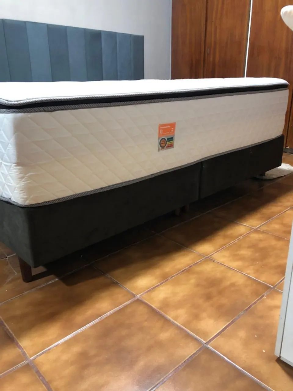 Cama king size com base - Foto 2