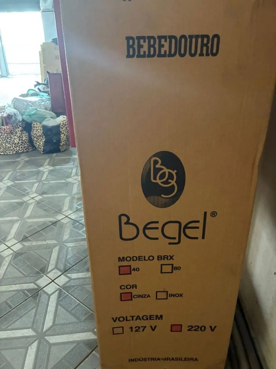 Bebedouro Begel Mod. BRX40 220v Cinza - Foto 2