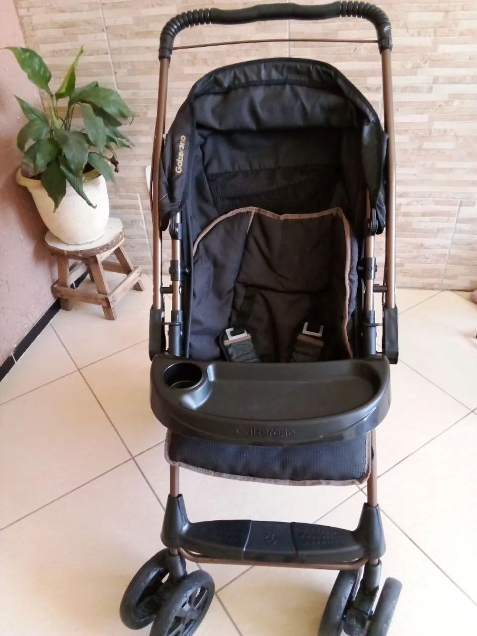Carrinho de Bebê Galzerano Semi novo - Foto 5