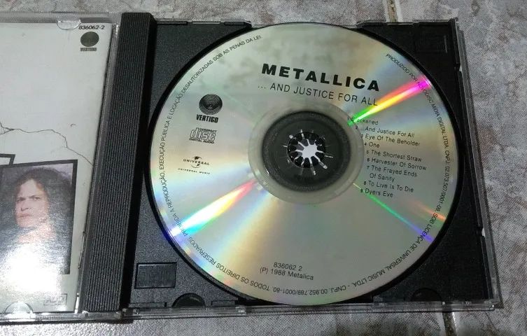 Cd Metallica ... and justice for all - Novíssimo - Foto 2