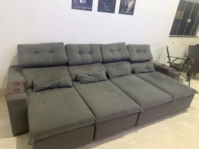 Sofá 4 Lugares- retrátil  - Foto 2