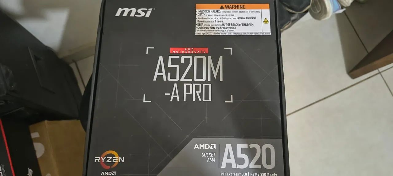 Placa Mãe A520M A PRO MSI