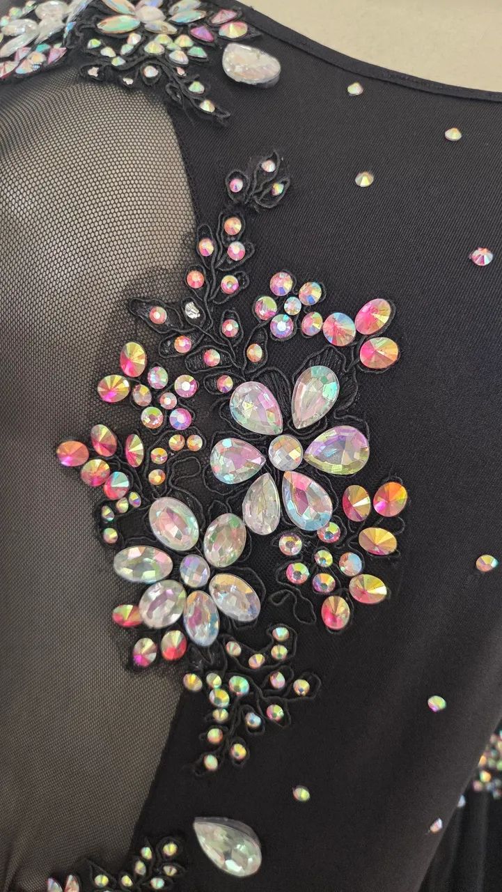 Traje para Dança do Ventre Preto  - Foto 4