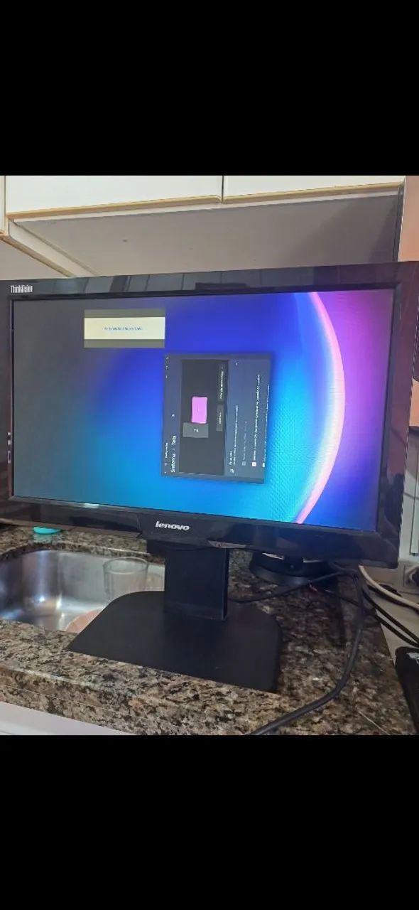 MONITOR LENOVO funcionando perfeitamente - Foto 2