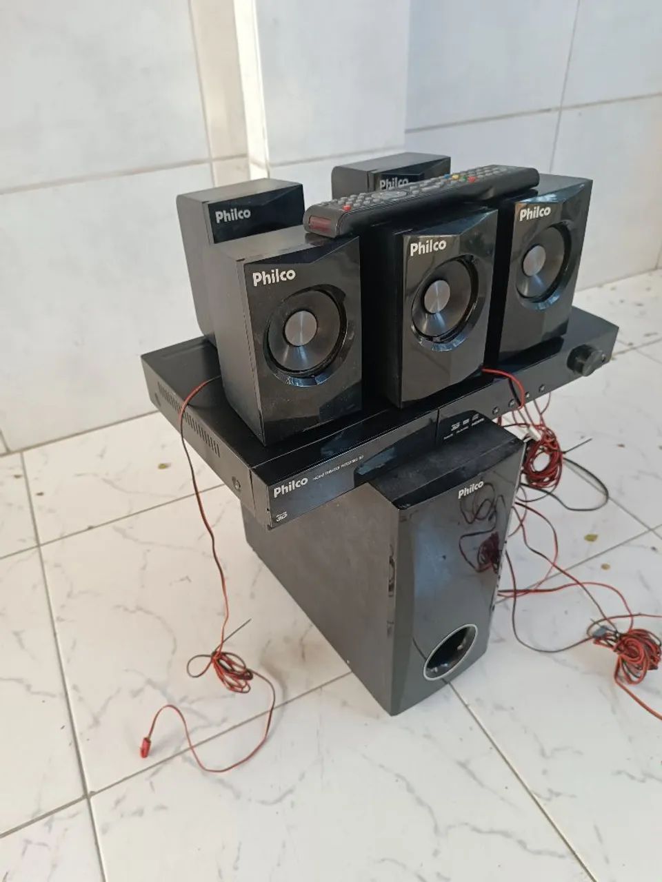 Home theater  Philco usado - Foto 5