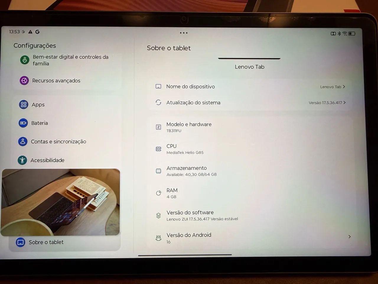 Tablet Lenovo Tab 10.1 - Perfeitas Condições  - Foto 3