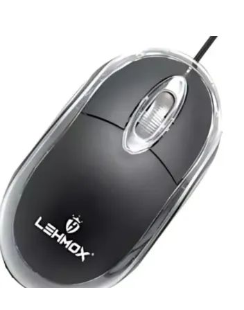 Mouse Óptico Com Fio Usb Básico Lehmox - Foto 2
