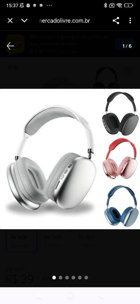 Fone de ouvido 