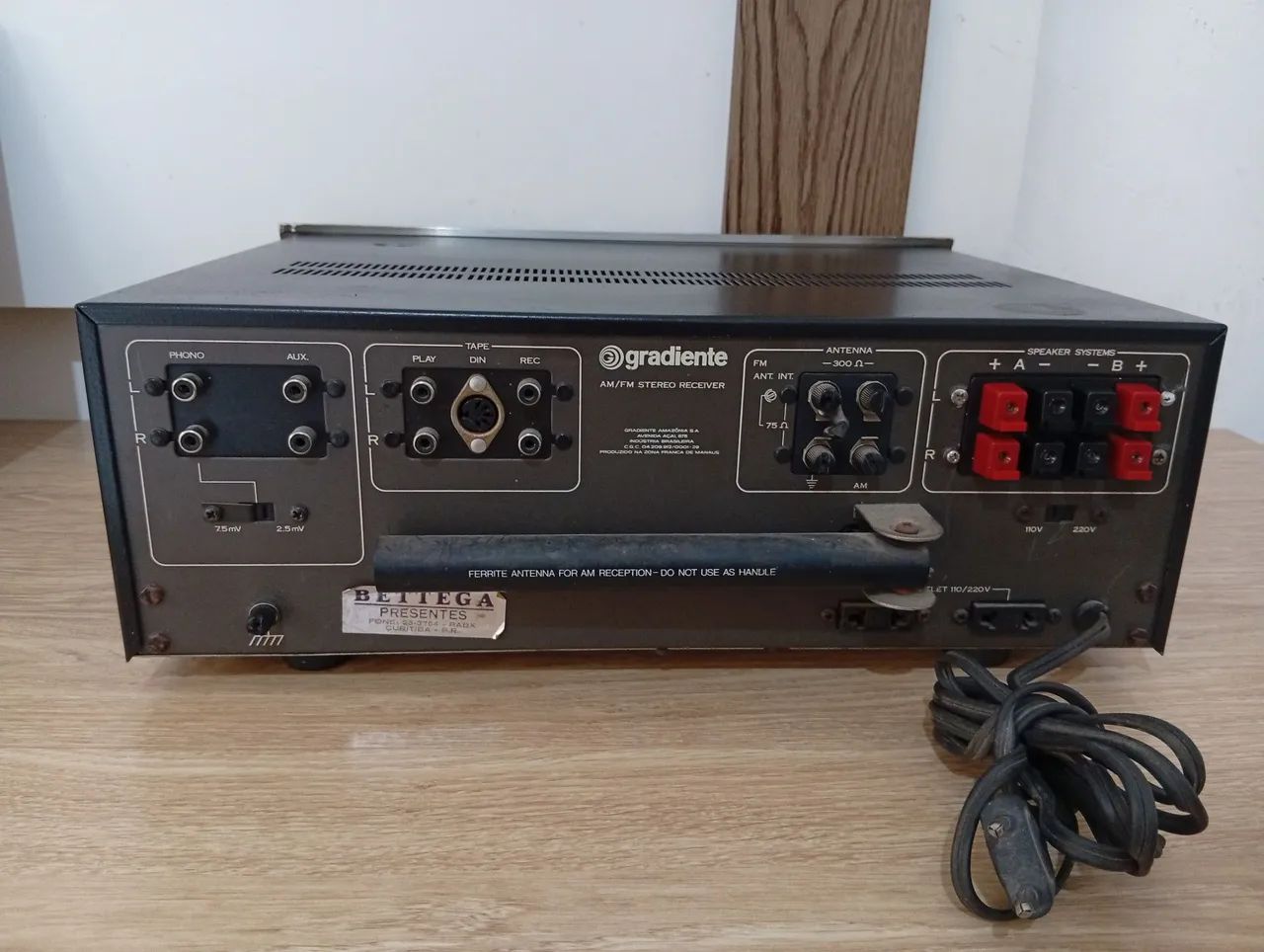 Receiver Gradiente S95 muito novo. - Foto 3