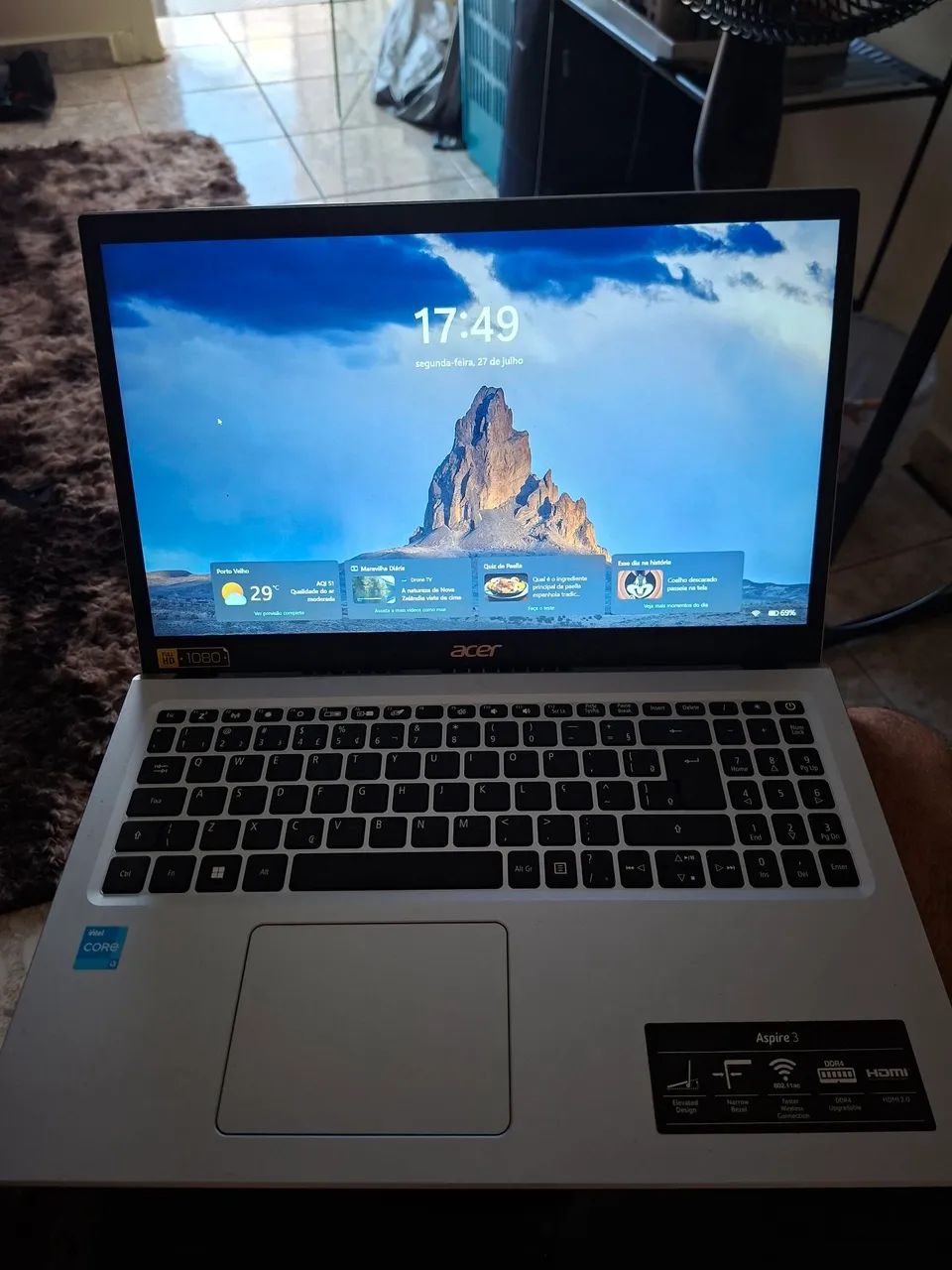 Notebook Acer aspire 3