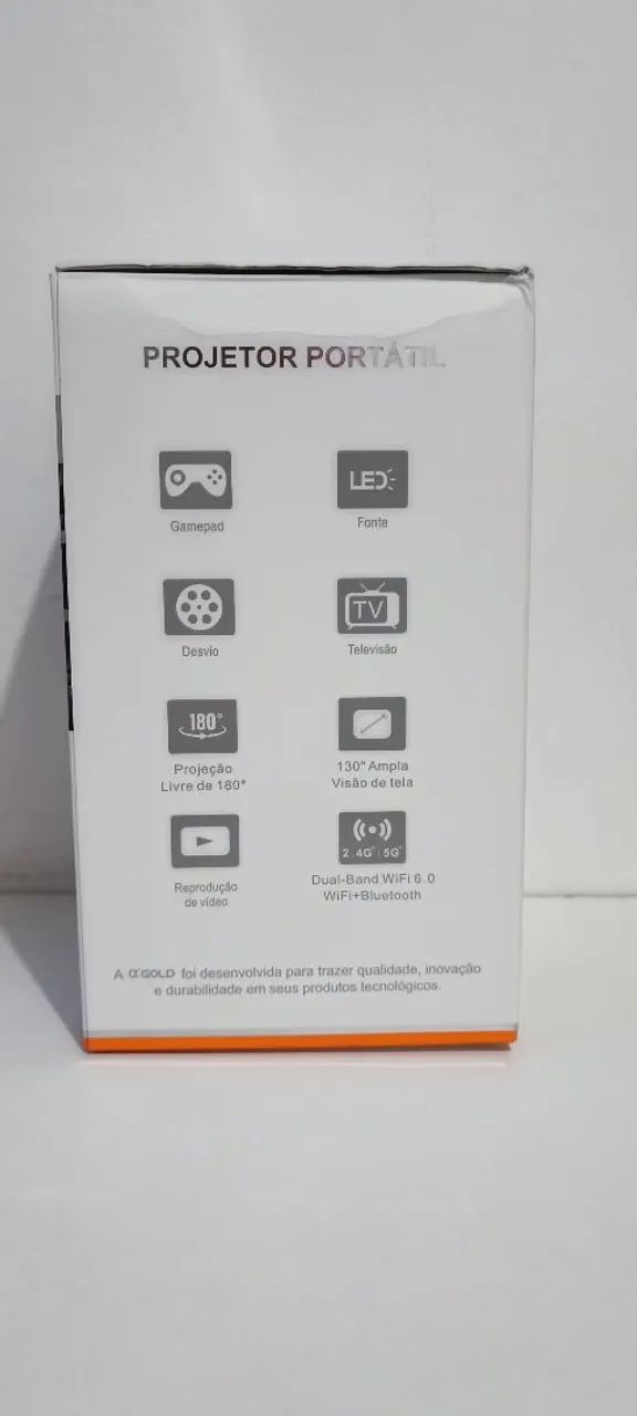 Projetor Android Hd Wifi 5g Bluetooth Smart Tv Portatil - Foto 3
