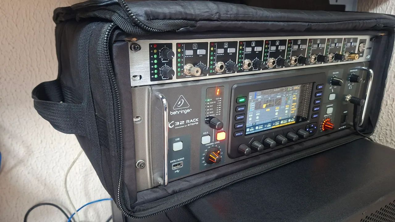 Mesa de som digital behringer x32 rack +powerplay +case - Foto 2