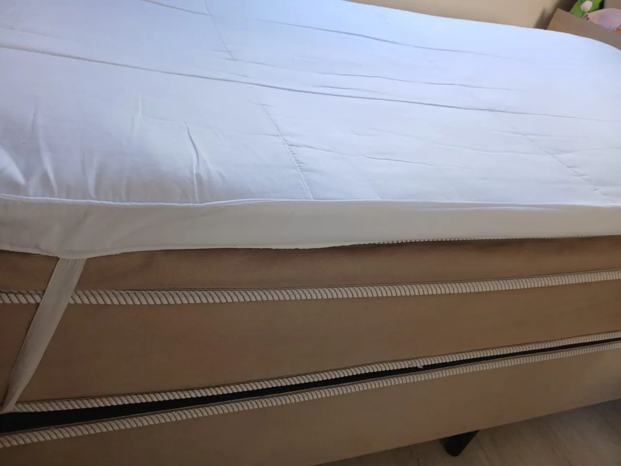 Cama Box Solteirão/ Viúvo com Pillowtop e Saia - Foto 2