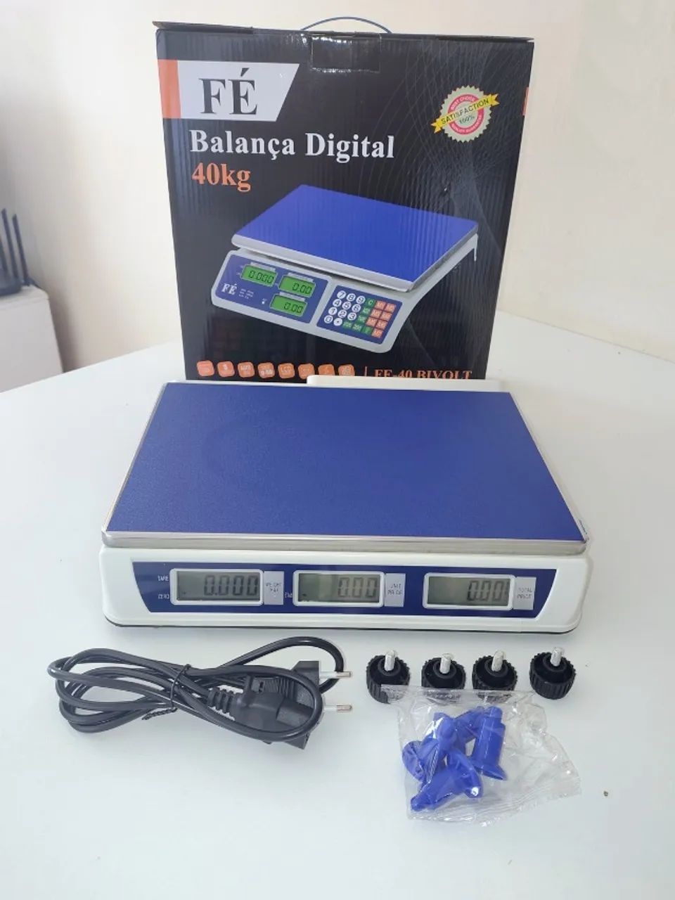  Balança Digital 40kg LED - Pronta Entrega para Feiras e Mercados Nova na Caixa - Foto 3