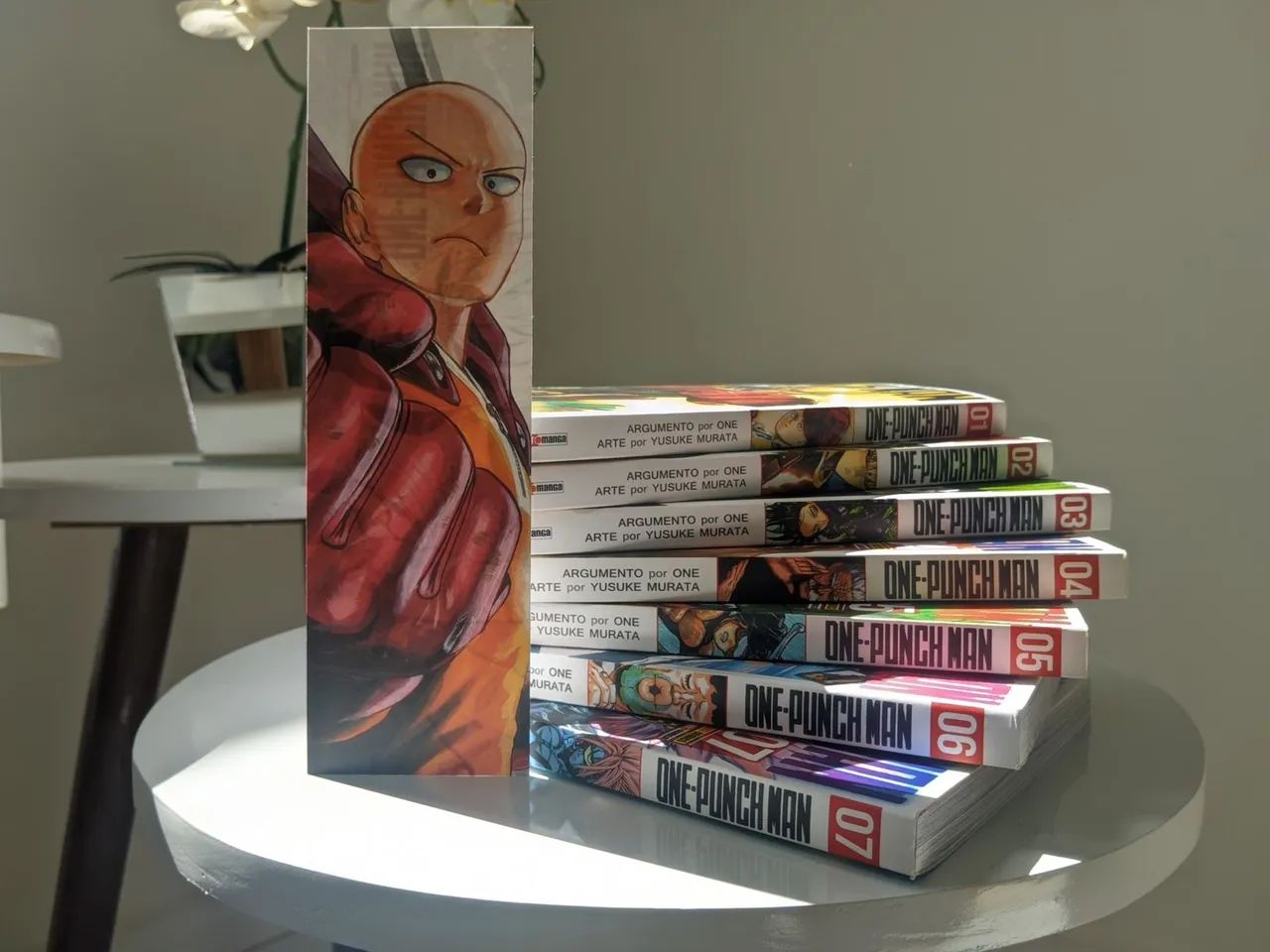 Mangá One Punch Man - Vol. (01 ao 07) + Marca página - Livros e