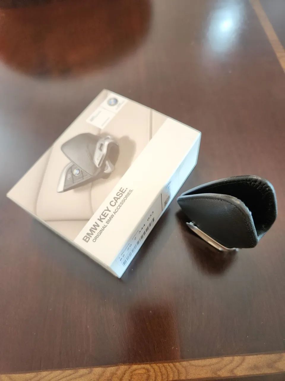 capa de chave de couro legítimo original BMW  - Foto 4