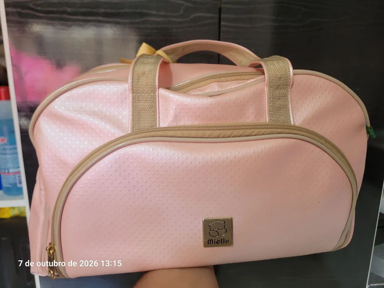 Bolsa Miliu Maternidade Rosa - Muito Conservada - Foto 2