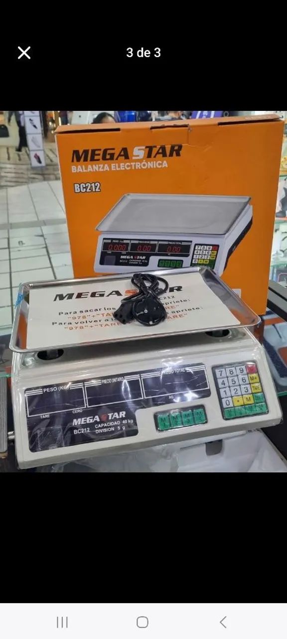 Balança comercial ate 40KG