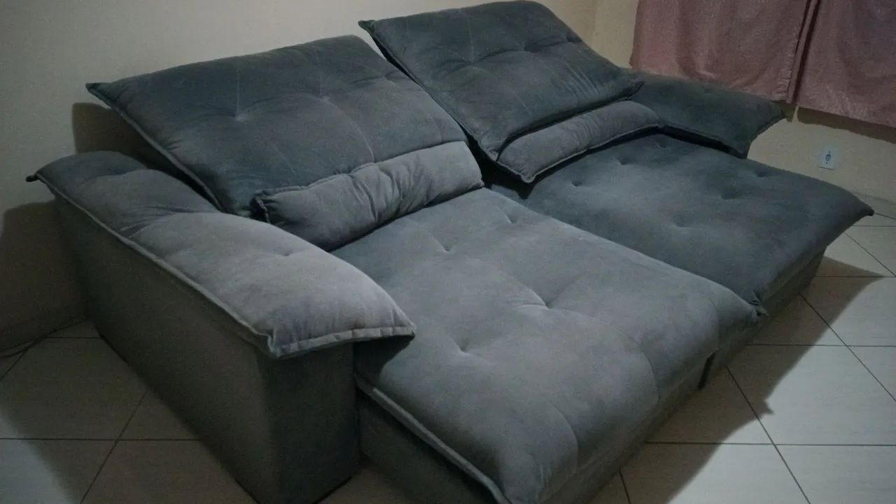 Sofá super confortável de alta qualidade aceito troca e estudo ofertas - Foto 5