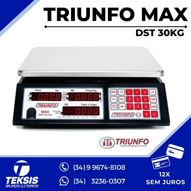 Balança Triunfo Max DST- 30 kg
