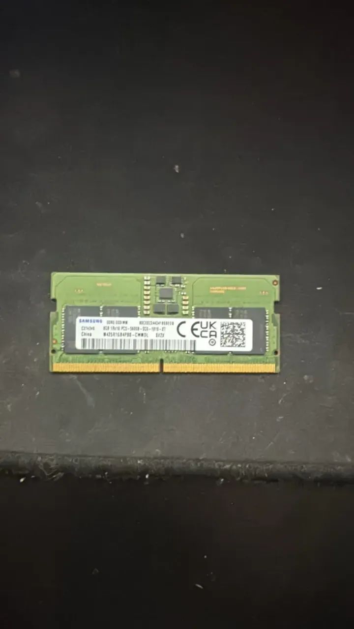 Memória Notebook Samsung 8gb 1rx16 Ddr5-5600 Sodimm - Memória RAM