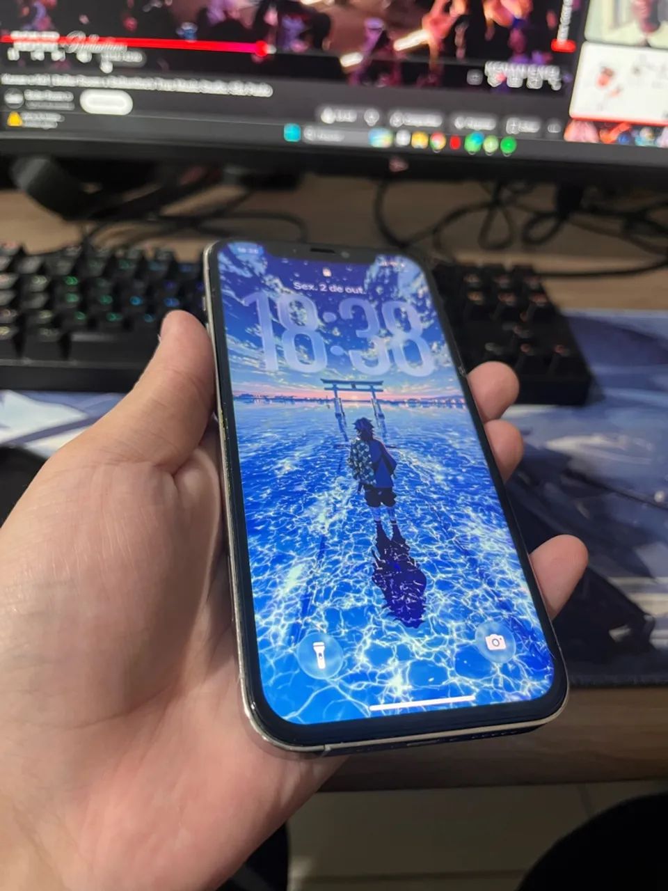 PRA HJ!! Iphone 12 Pro 128gb (detalhe) - Foto 3