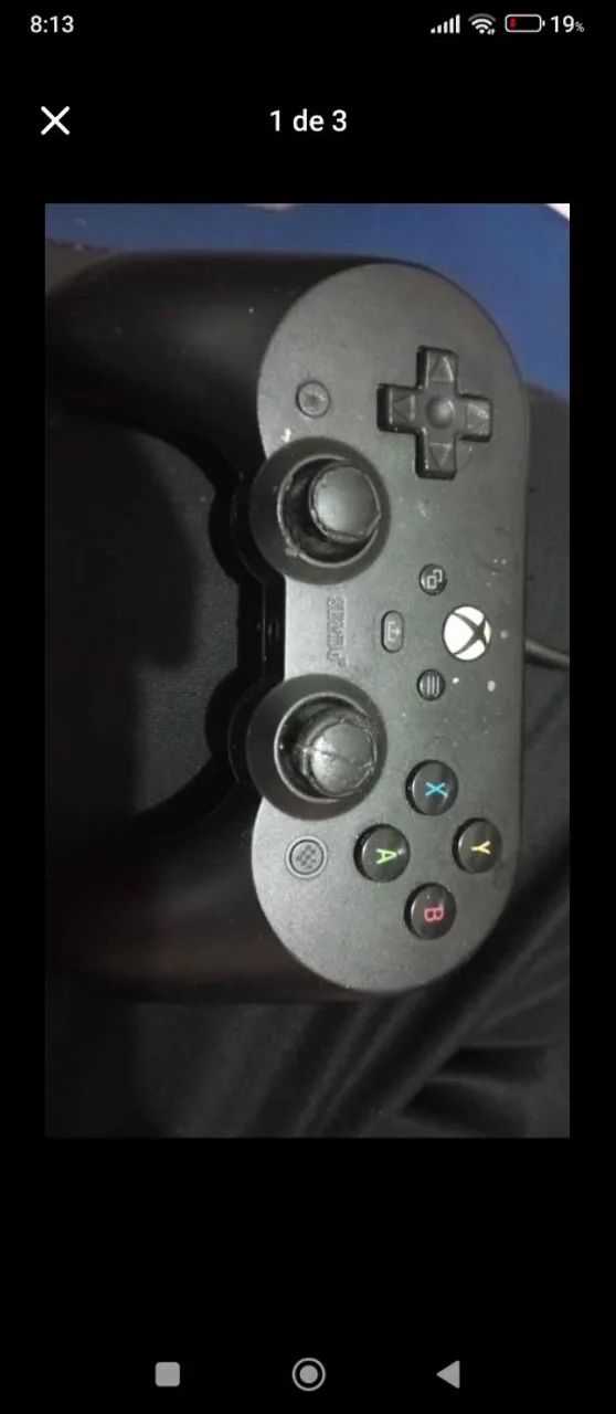 Controle 8bitdo com avarias