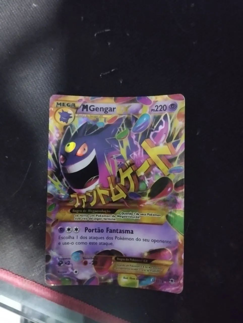 Carta pokémon Mega Gengar Ex (121/119) - Foto 4