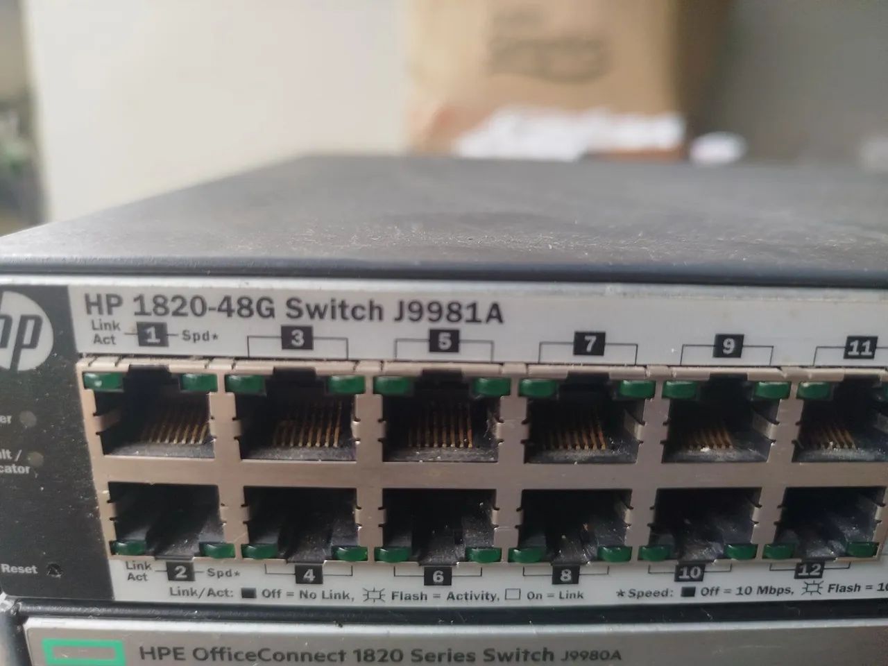 Switch Gerenciável 48 52portas Hp1820 48g  j9981A hewlett packard enterprise - Foto 2