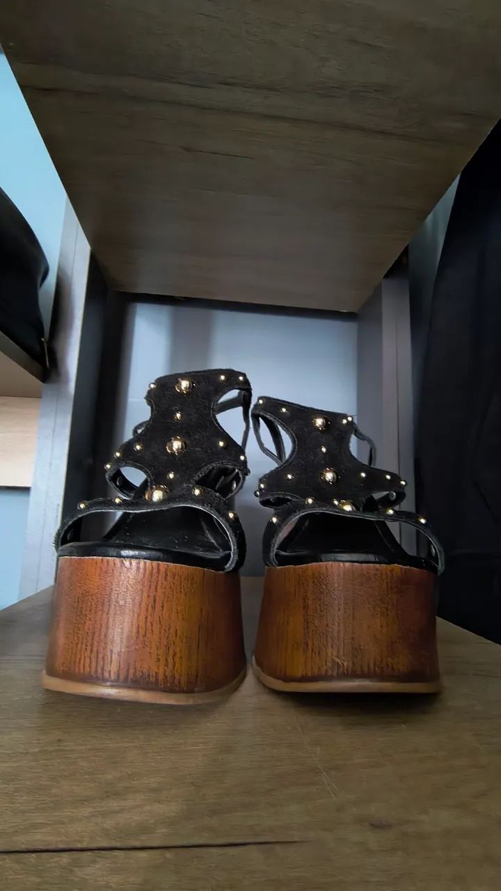 Sandália plataforma flatform Boho - Foto 4