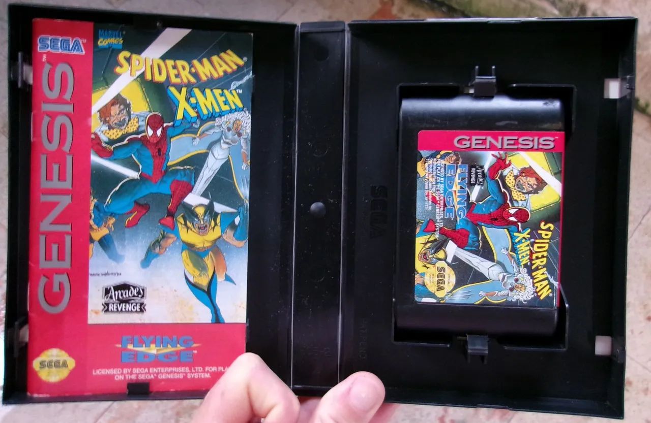 Spider-man X-men Arcade's Revenge Sega Genesis Mega Drive - Foto 2