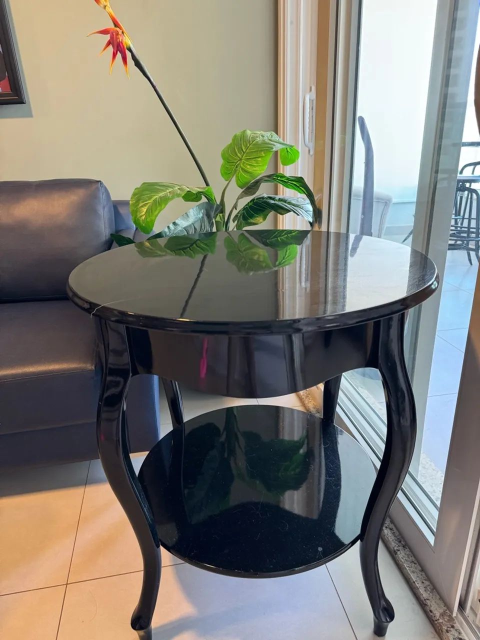 Mesa de Canto Clássica Preta - Foto 3