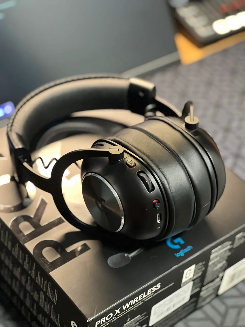 Headset Logitech G Pro X sem fio  - Foto 3