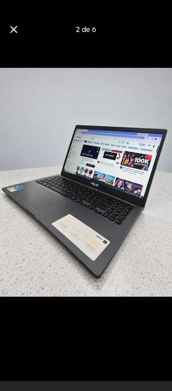 Notebook ASUS X515J | i3, 8GB RAM e SSD 256GB - Foto 2