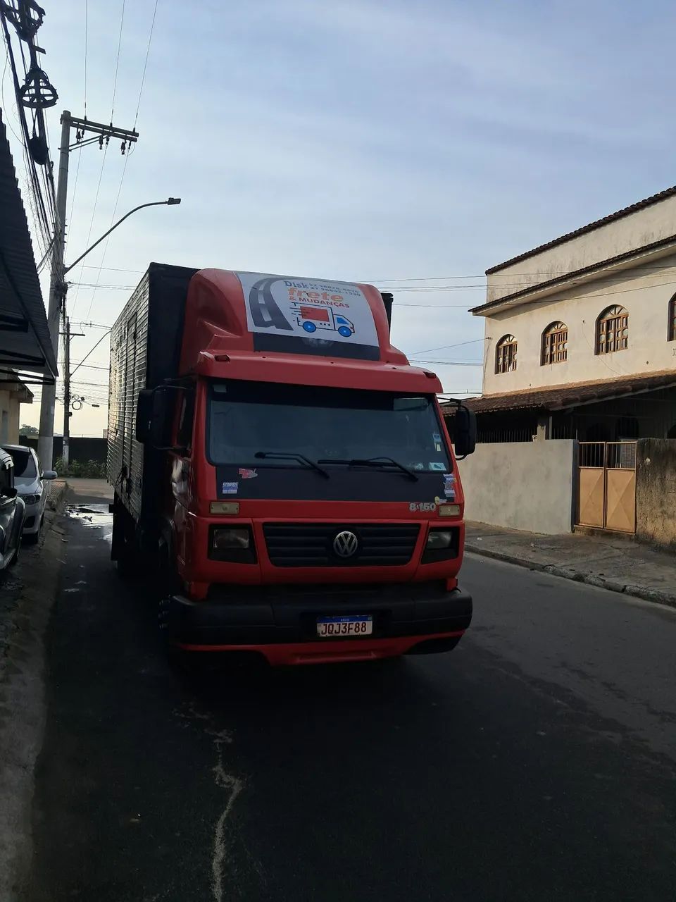 Frete mudança caminhão baú 
