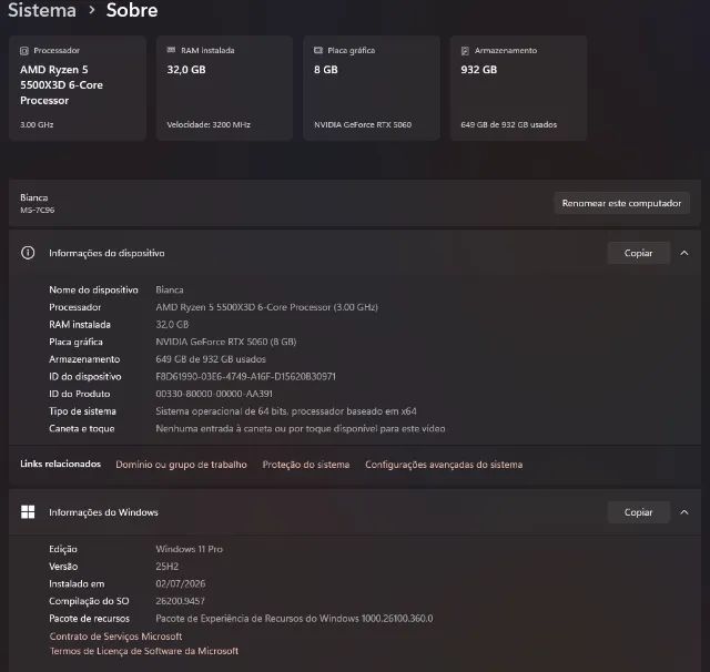 PC GAMER COMPLETO RTX 5060,RYZEN 5 5500X3D, 32GB - Foto 3