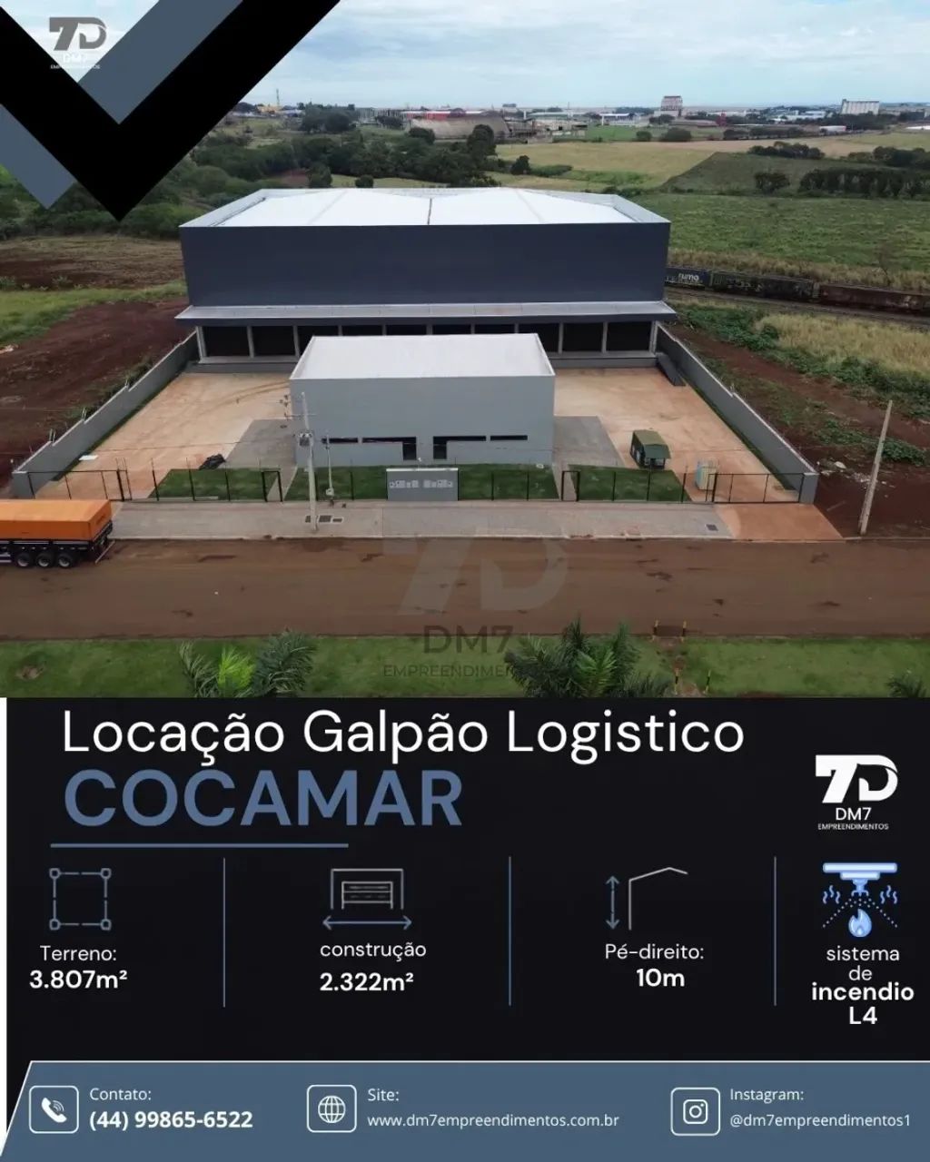 Comercial Para Alugar Parque Industrial Maringá