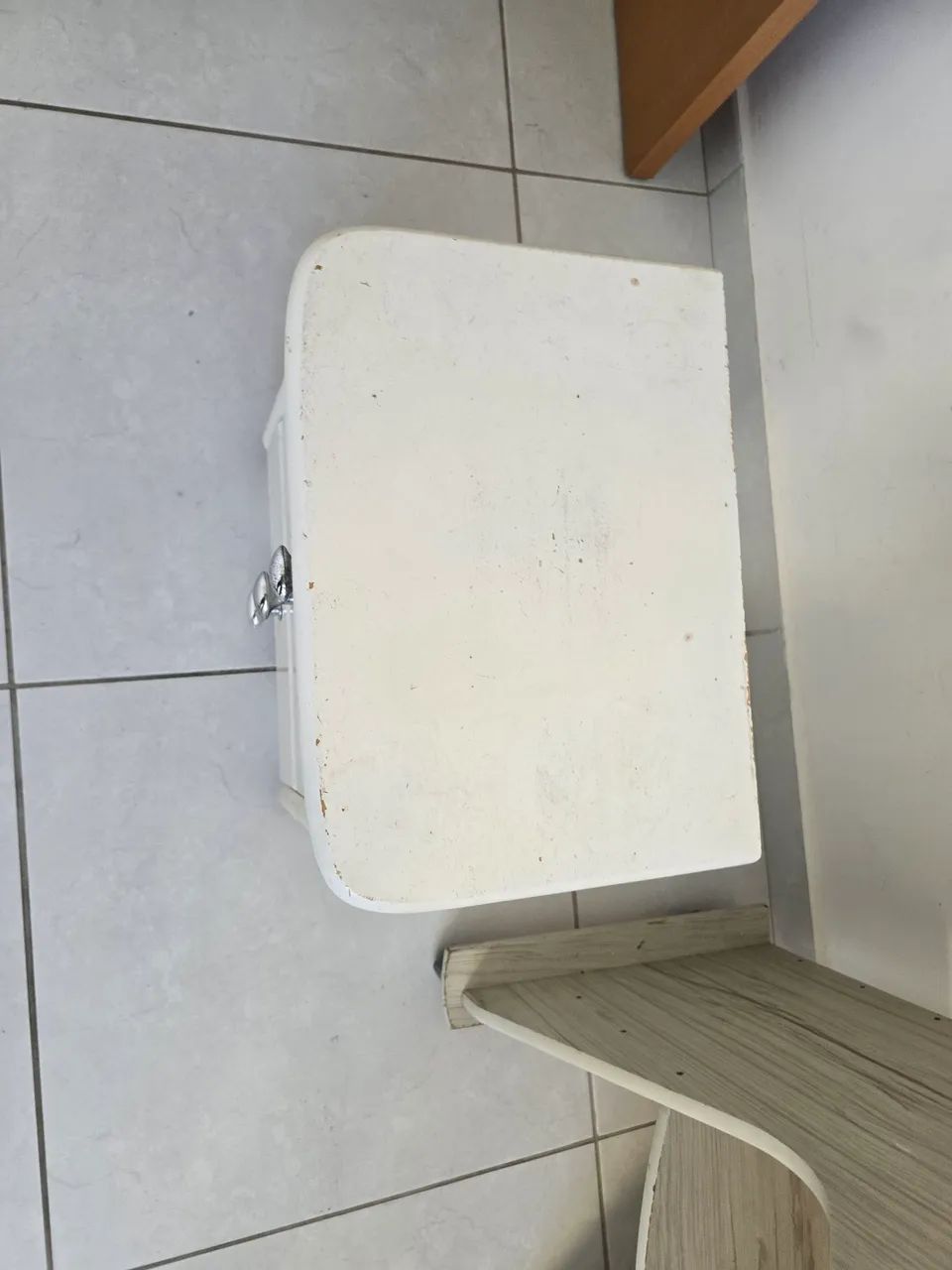 Mesa Cabeceira, 3 Gavetas, Office White - Foto 3