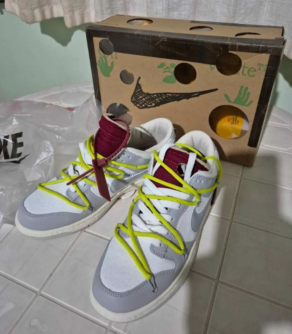 Nike Dunk Low Off-White n 40 NOVO TOP - Foto 3